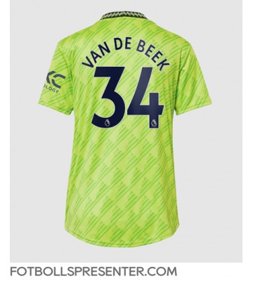 Manchester United Donny van de Beek #34 Tredje Matchtröja Dam 2022-23 Kortärmad